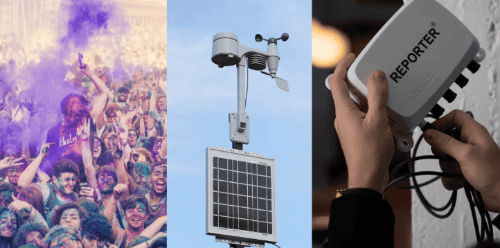 Slimme weerbewaking op festivals