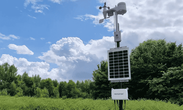 Crodeon weerstation voor real-time metingen op festivals