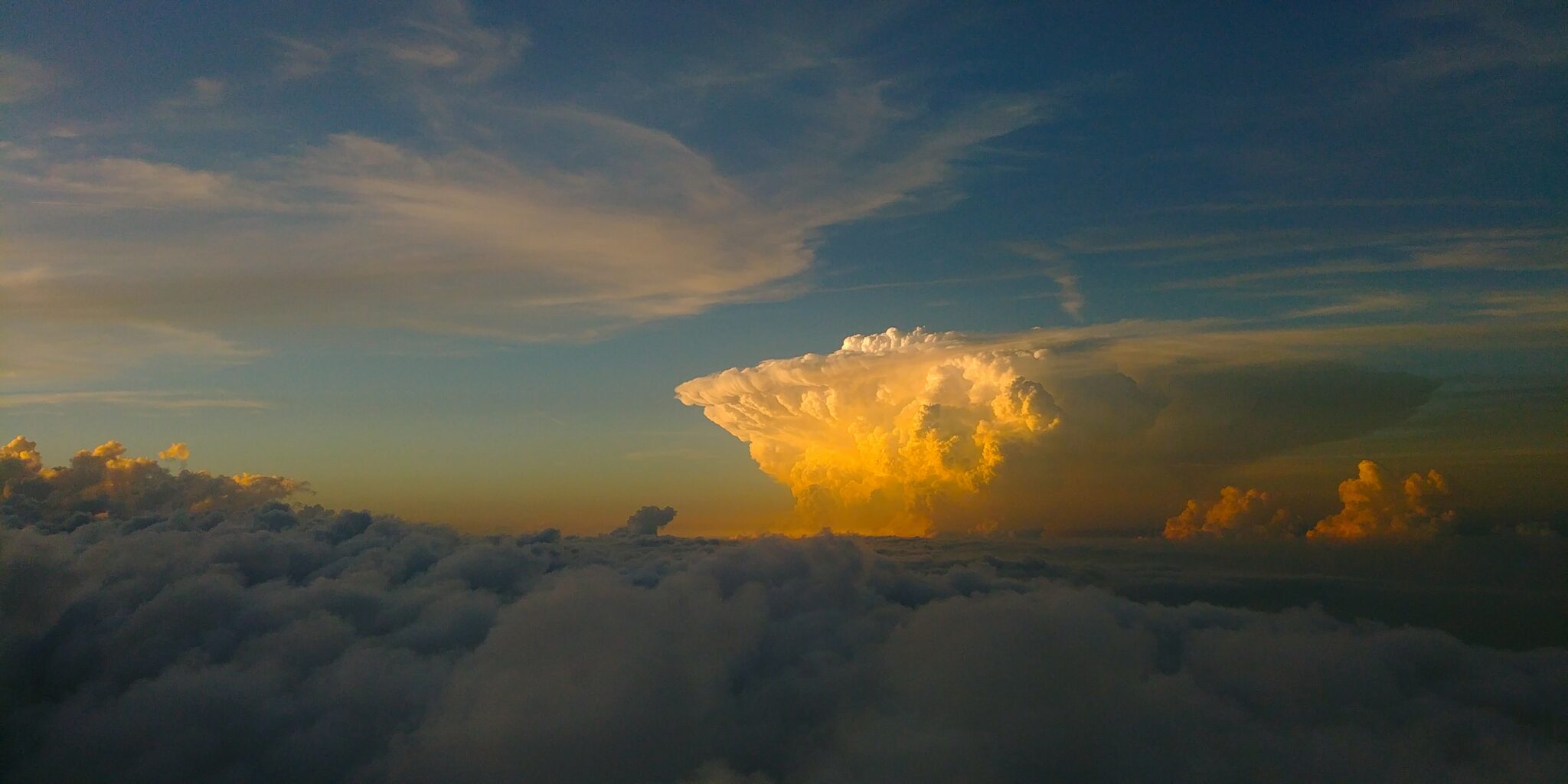 Supercell boven de regio Rotterdam/Utrecht op 27 juni 2026