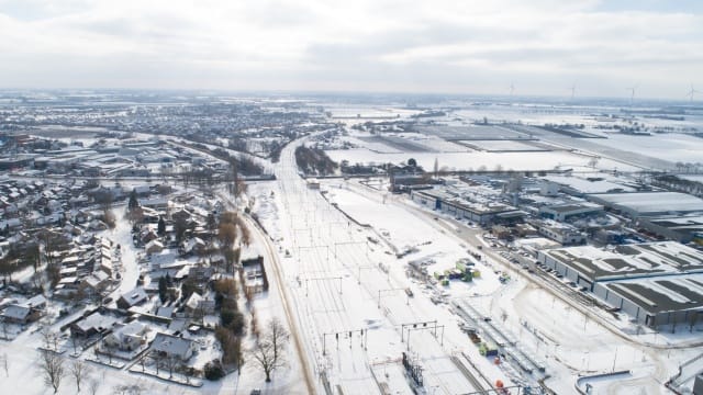 Een plotse sneeuwbui kan het landschap totaal veranderen
